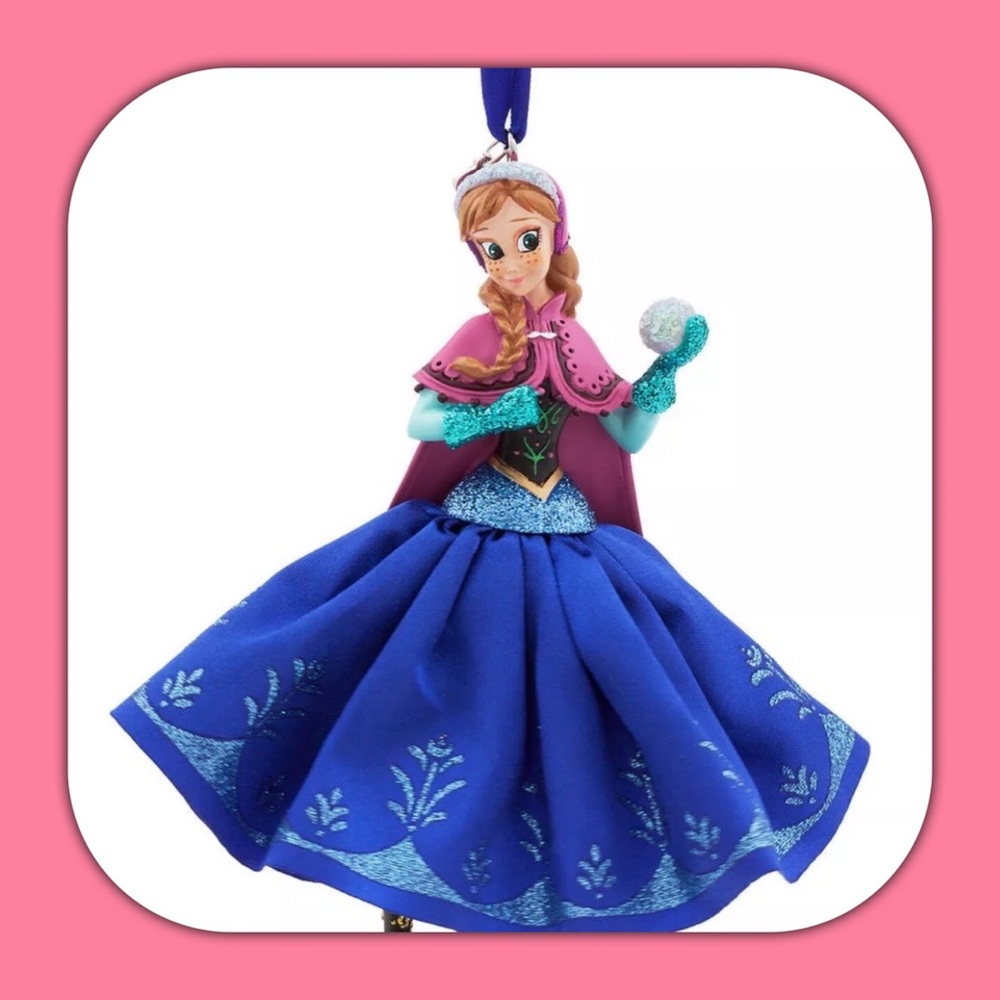 2017 Disney Store Anna Sketchbook Ornament